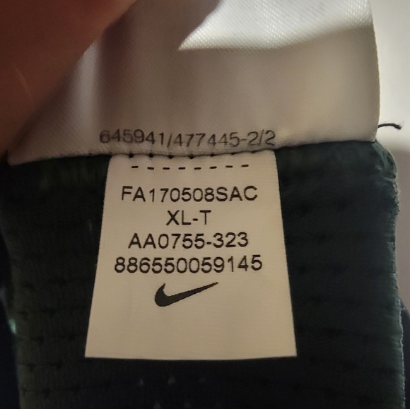 Nike NBA Pro Hyperstrong Padded Tights Pants 3/4 Green Player Issued XL-T - Picture 5 of 9